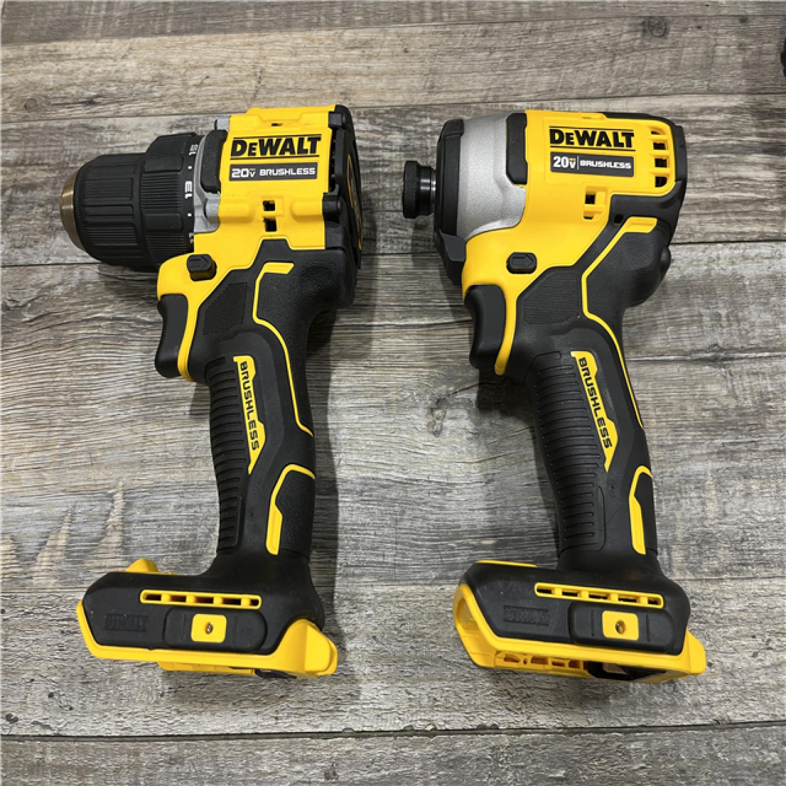 AS-IS DEWALT ATOMIC 20-Volt MAX Lithium-Ion Cordless Combo Kit