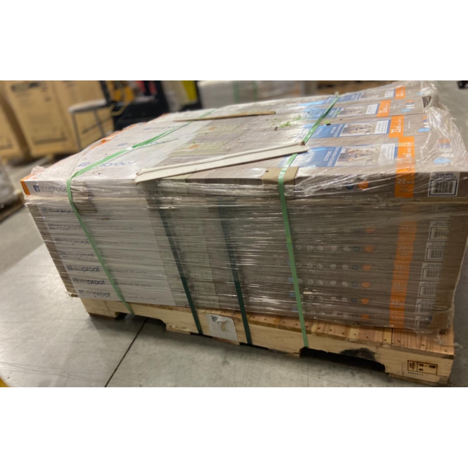 DALLAS LOCATION - Lifeproof Sterling Oak 22 MIL x 8.7 in. W x 48 in. L Click Lock Waterproof Luxury Vinyl Plank Flooring (20.1 sqft/case) - 32 UNITS