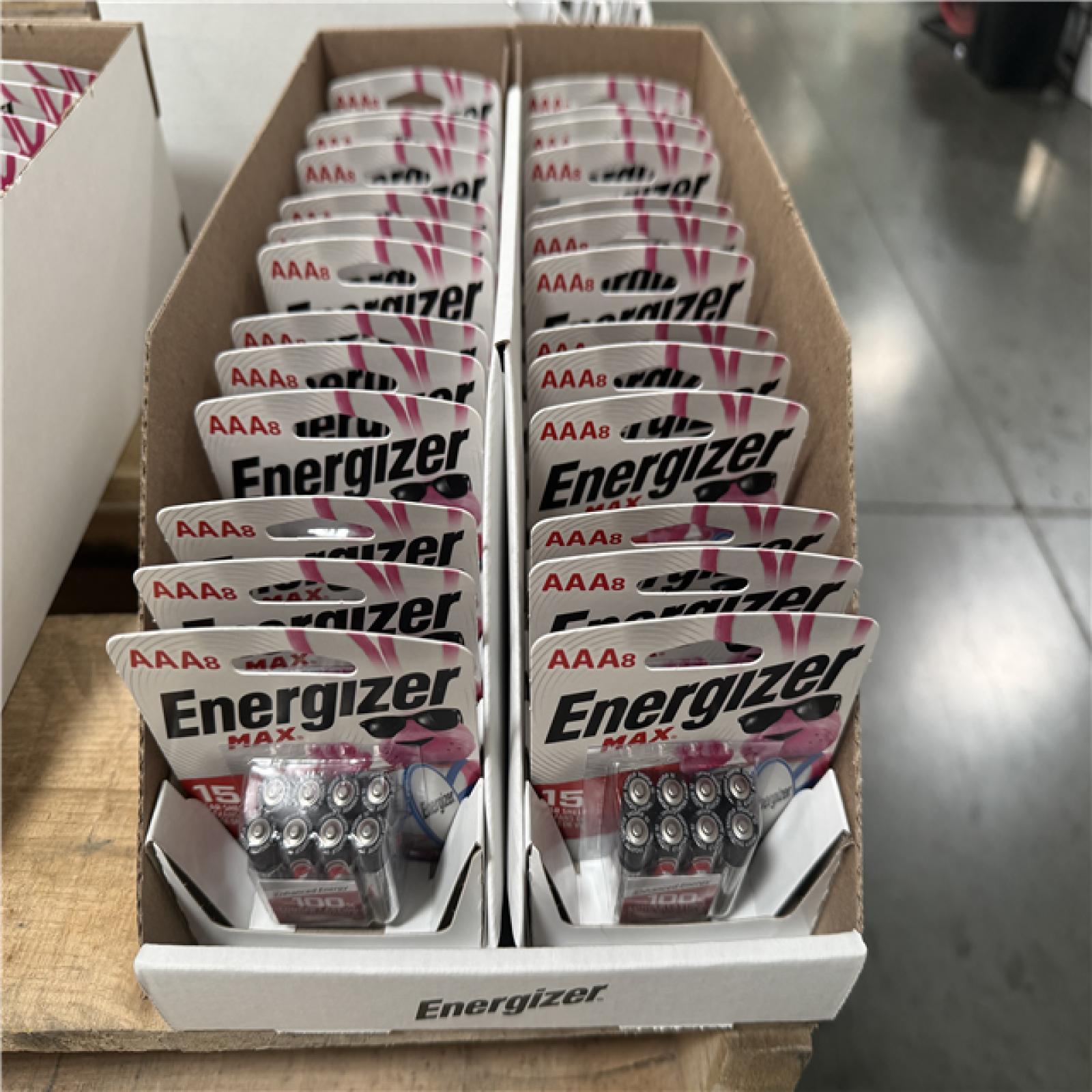 CALIFORNIA AS-IS ENERGIZER MAX AAA8 ENERGIZER MAX 26 UNITS