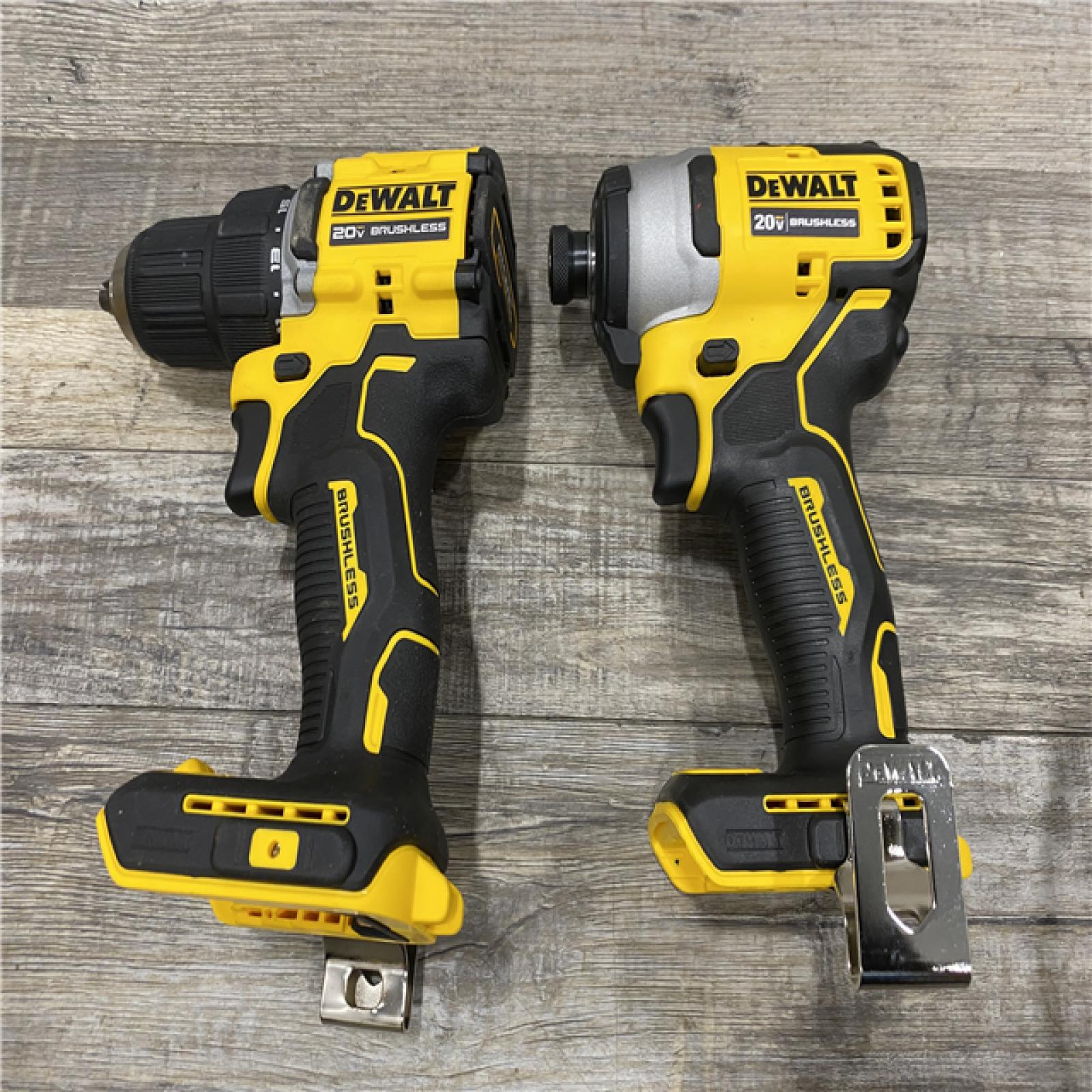AS-IS DEWALT ATOMIC 20-Volt MAX Lithium-Ion Cordless (2-Tool) Combo Kit