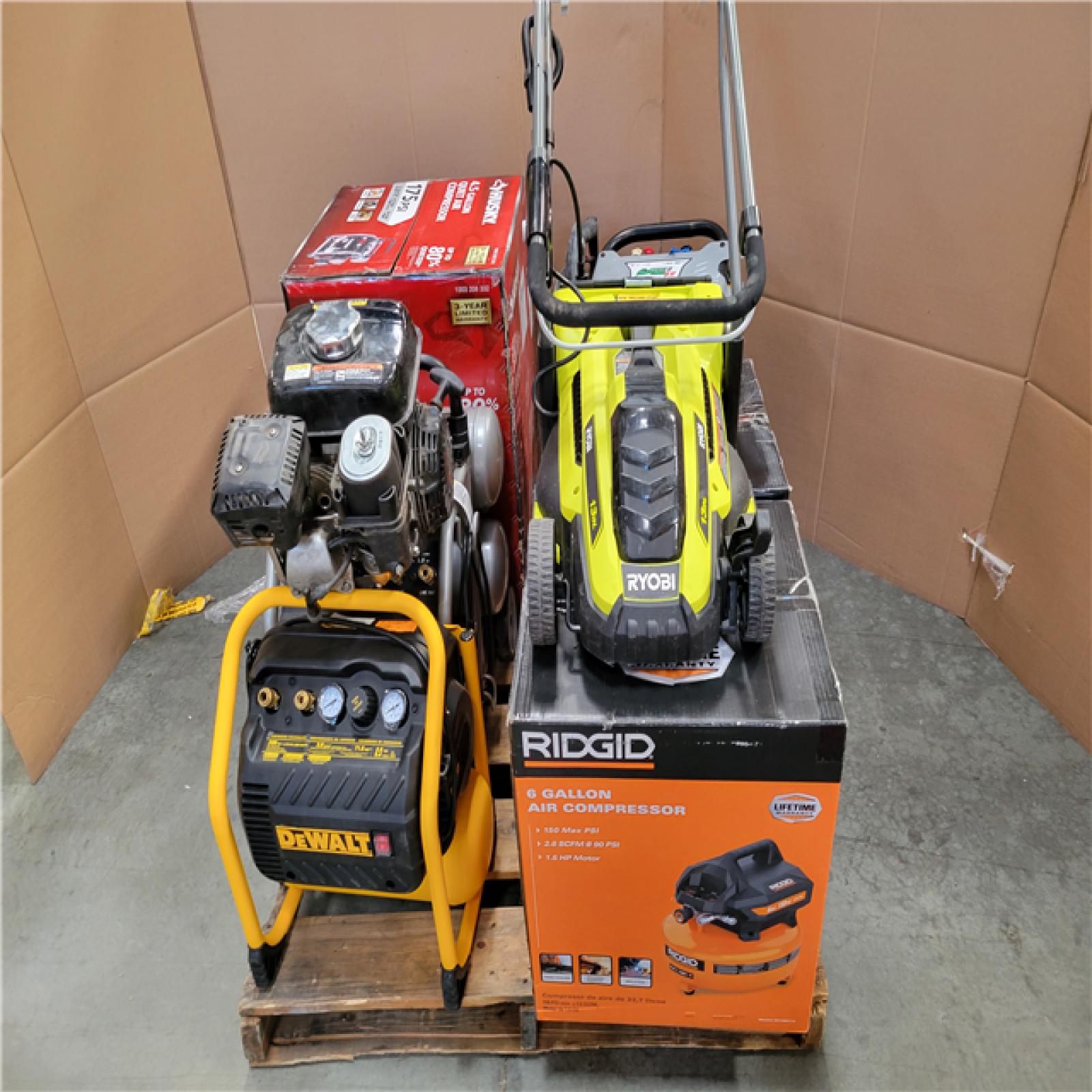 CALIFORNIA AS-IS OUTDOOR POWER EQUIPMENT