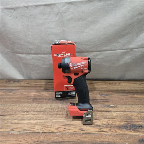 AS-IS Milwaukee 2953-20 18V Lithium-Ion Brushless Cordless 1/4   Hex Impact Driver Bare Tool  Red