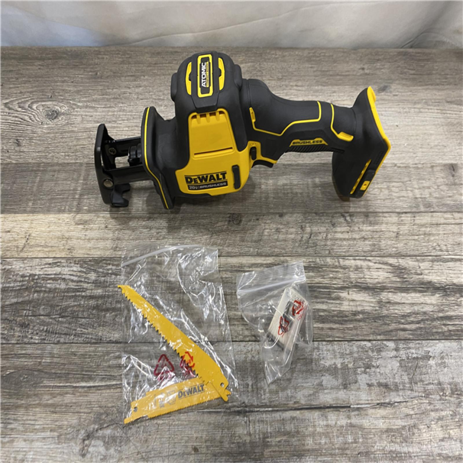 AS-IS DEWALT ATOMIC 20V MAX Cordless Brushless Compact Reciprocating Saw (Tool Only)