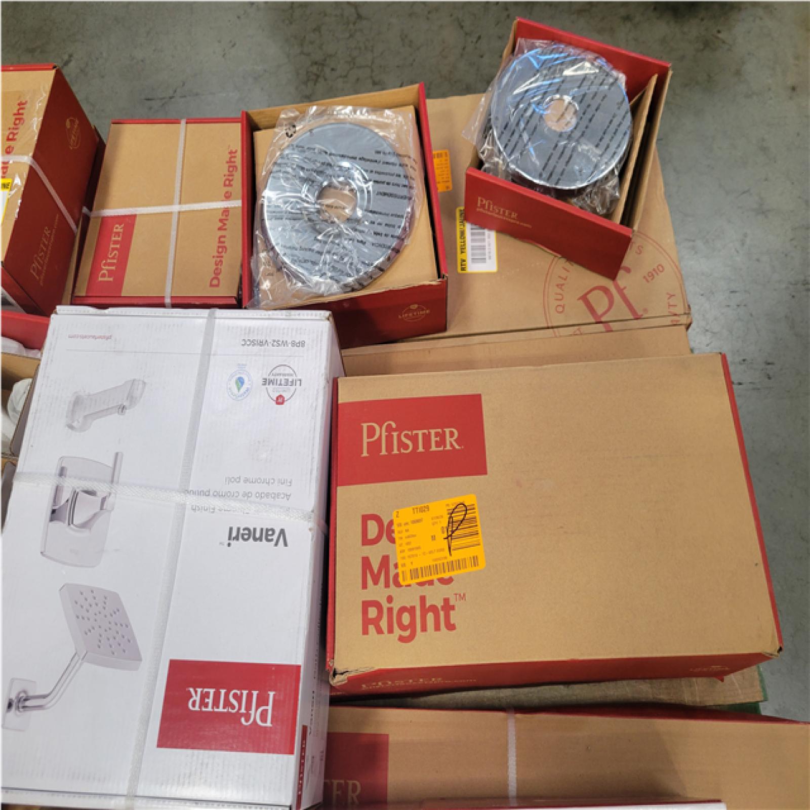 CALIFORNIA AS-IS PFISTER HOME IMPROVEMENT PALLET
