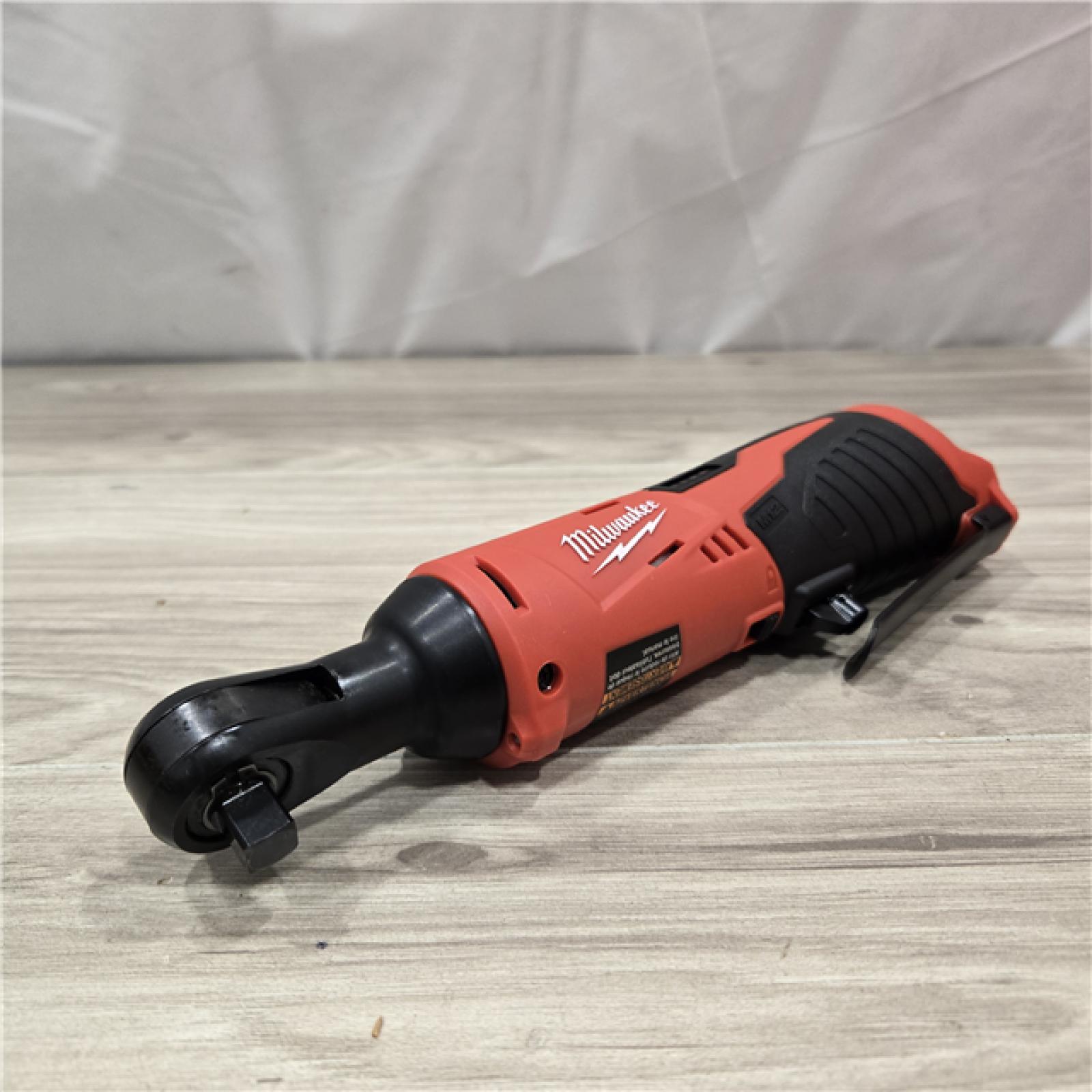 AS-IS MILWAUKEE 2457-20 .38 in. M12 Cordless Ratchet (Tool-Only)