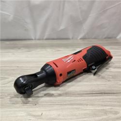 AS-IS MILWAUKEE 2457-20 .38 in. M12 Cordless Ratchet (Tool-Only)