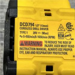 AS-IS DEWALT Atomic 20V Lithium-Ion Cordless Compact 1/2 in. Drill/Driver Kit
