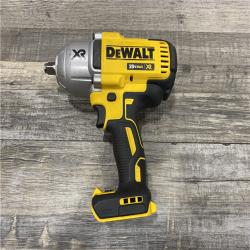 AS-IS DEWALT 20V MAX XR Cordless Brushless 1/2 in. High Torque Impact Wrench with Detent Pin Anvil (Tool Only)