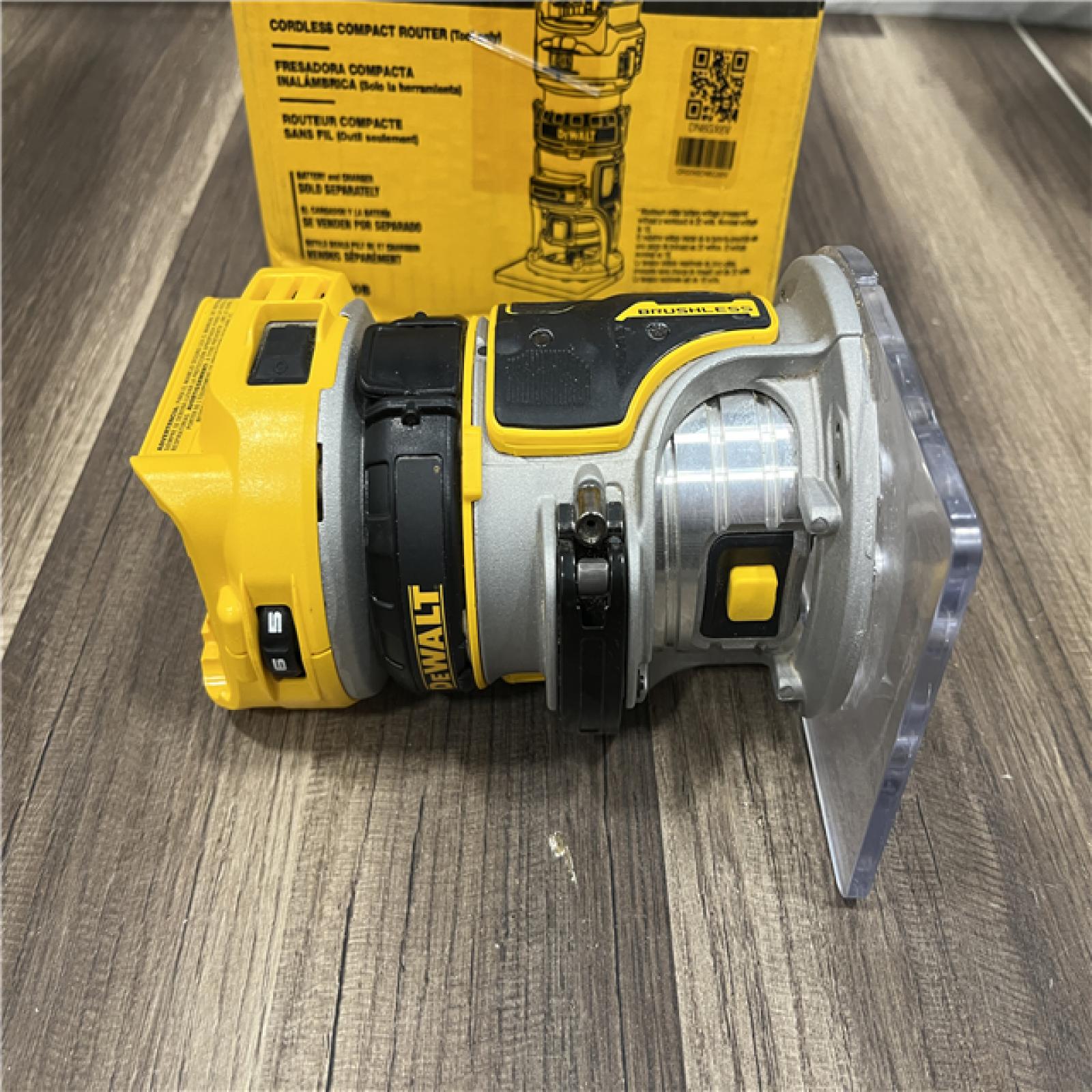 AS-IS DEWALT 20V MAX XR Lithium-Ion Brushless Cordless Compact Router (Tool Only)