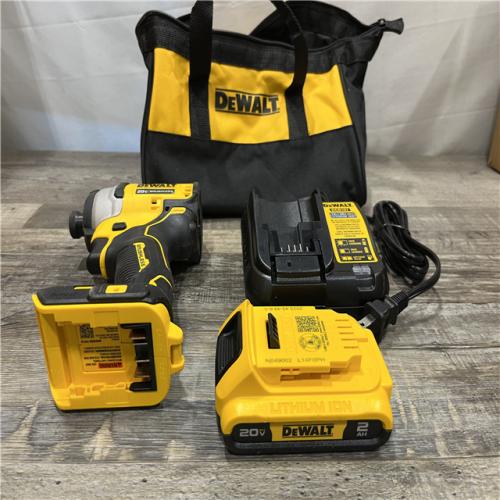 AS-IS DEWALT Atomic 20V Max Lithium-Ion Brushless Cordless Compact 1/4 in. Impact Driver Kit