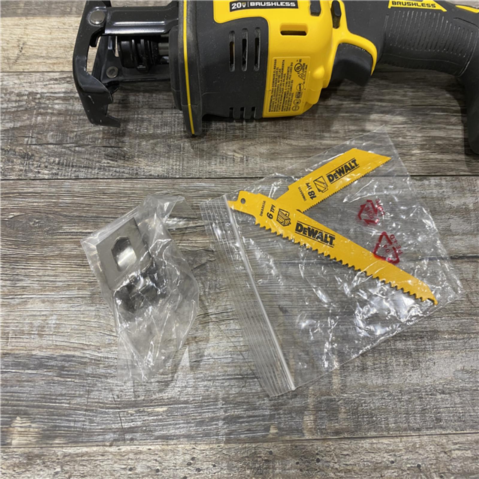 AS-IS DEWALT ATOMIC 20V MAX Cordless Brushless Compact Reciprocating Saw (Tool Only)