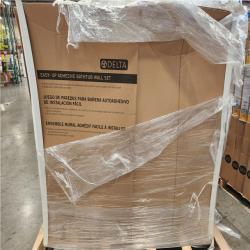 Phoenix Location NEW Delta Allura 60 in. W x 58 in. H Five Piece Glue Up Bathtub Surrounds in High Gloss White Pallet (20 Total)