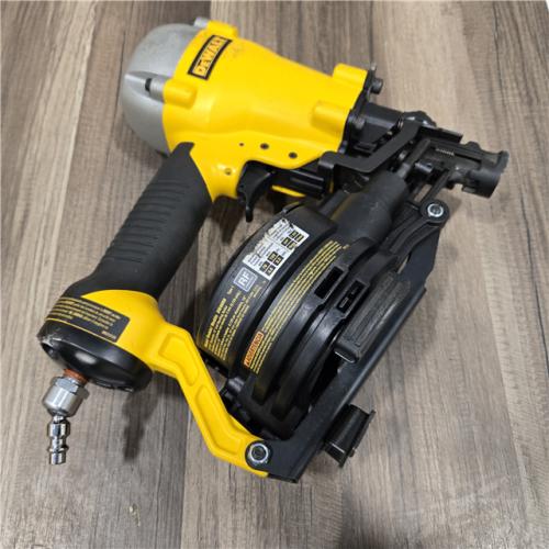 AS-IS DEWALT 1-3/4 in. 15 Degree Pneumatic Coil Roofing Nailer
