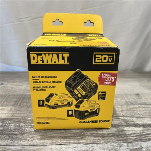 NEW - DEWALT 20V MAX Lithium-Ion 6.0Ah and 4.0Ah Battery and Charger Starter Kit