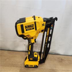 AS-IS- DEWALT 20V MAX XR 16-Gauge Electric Cordless Angled Finishing Nailer Kit
