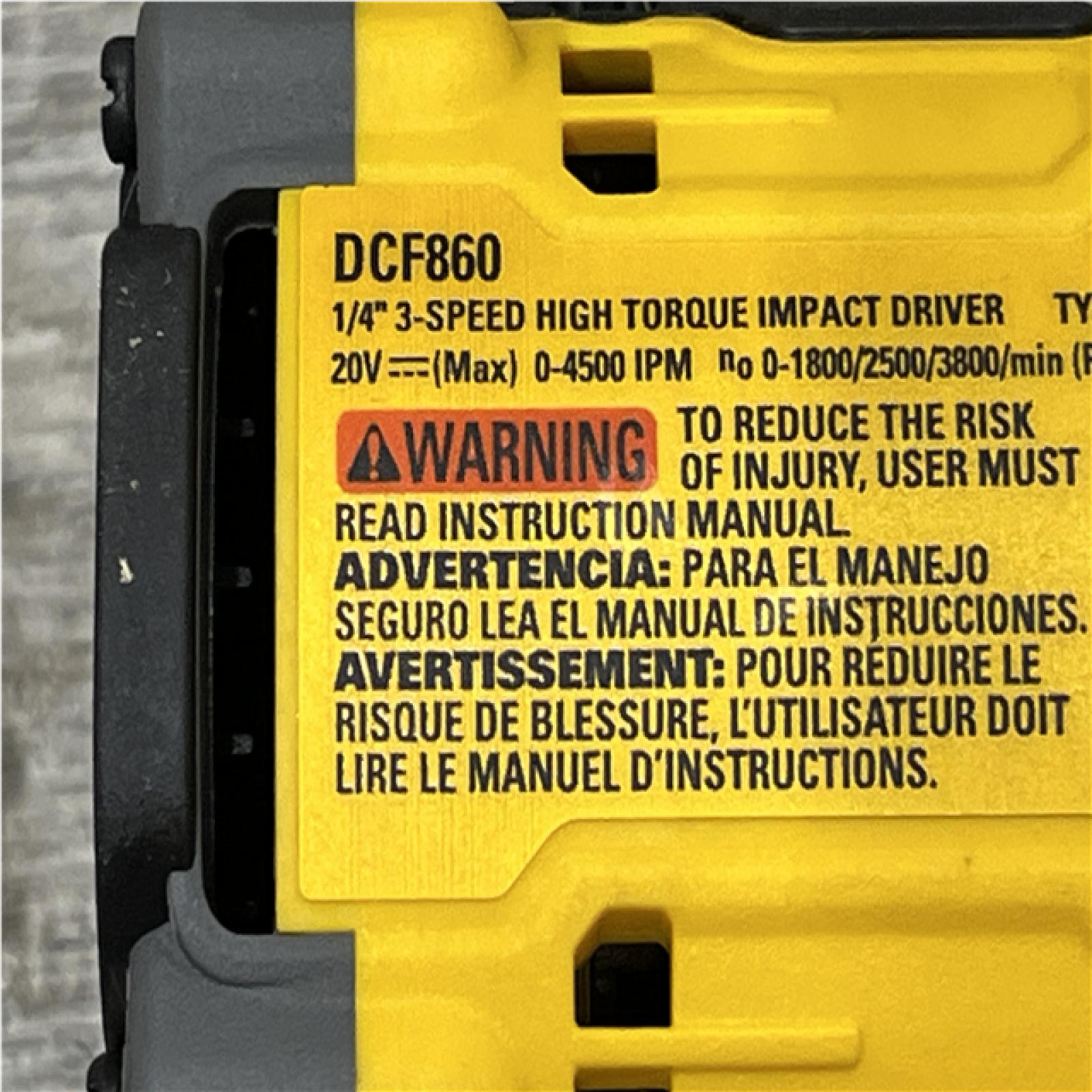 AS-IS DEWALT 20V MAX Lithium-Ion Cordless 3-Tool Combo Kit