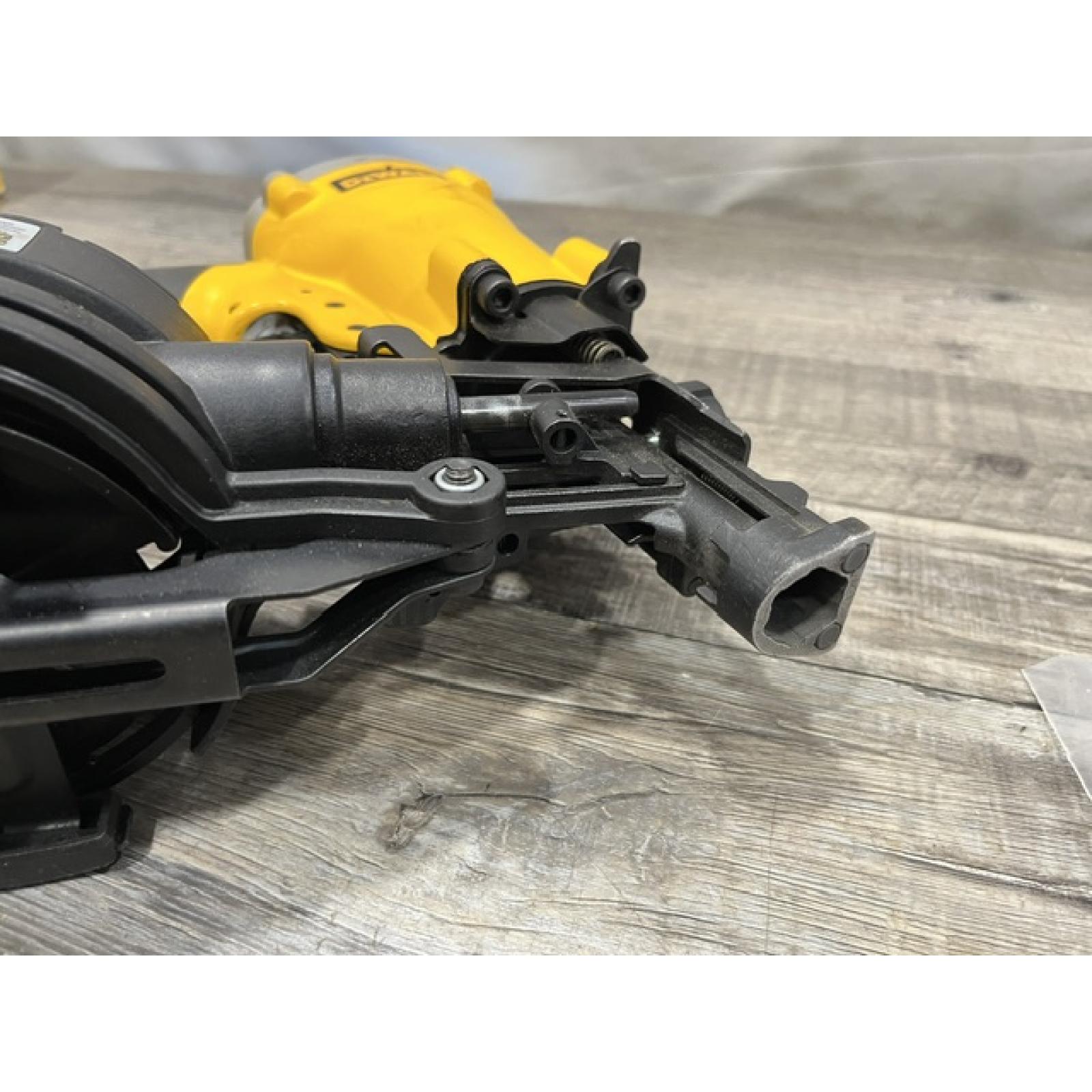 AS-IS DEWALT 1-3/4 in. 15 Degree Pneumatic Coil Roofing Nailer (Tool-Only)