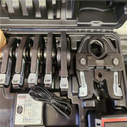 Phoenix NEW RIDGID RP 351 ProPress Inline Standard Press Tool Kit (Includes Case + 2  18V Lio-Ion Batteries + Charger + 6 Press Tool Jaws