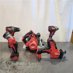 AS-IS- Milwaukee 18V Lithium-Ion Cordless Combo Kit