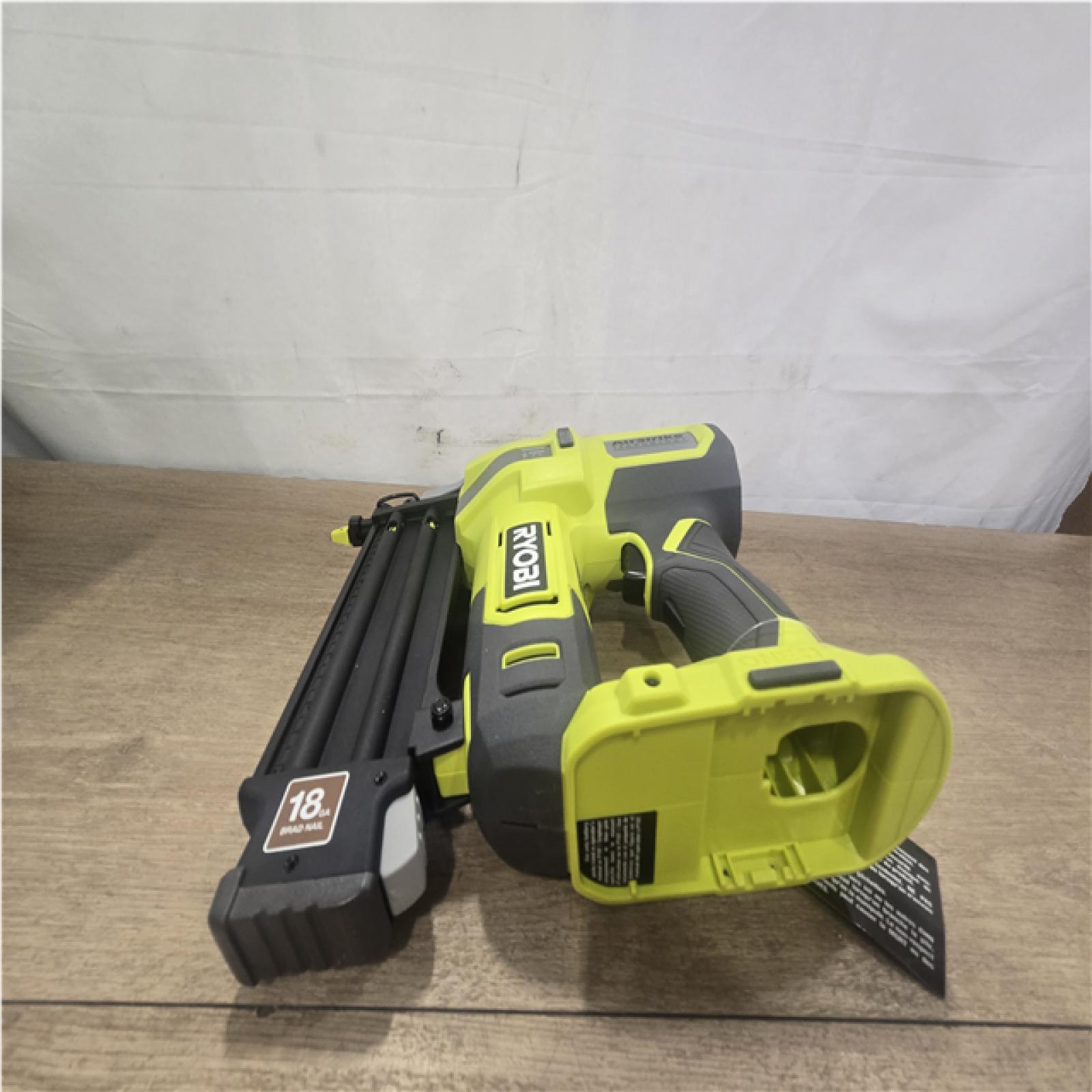 AS-IS RYOBI ONE+ 18V 18-Gauge Cordless AirStrike Brad Nailer (Tool Only)