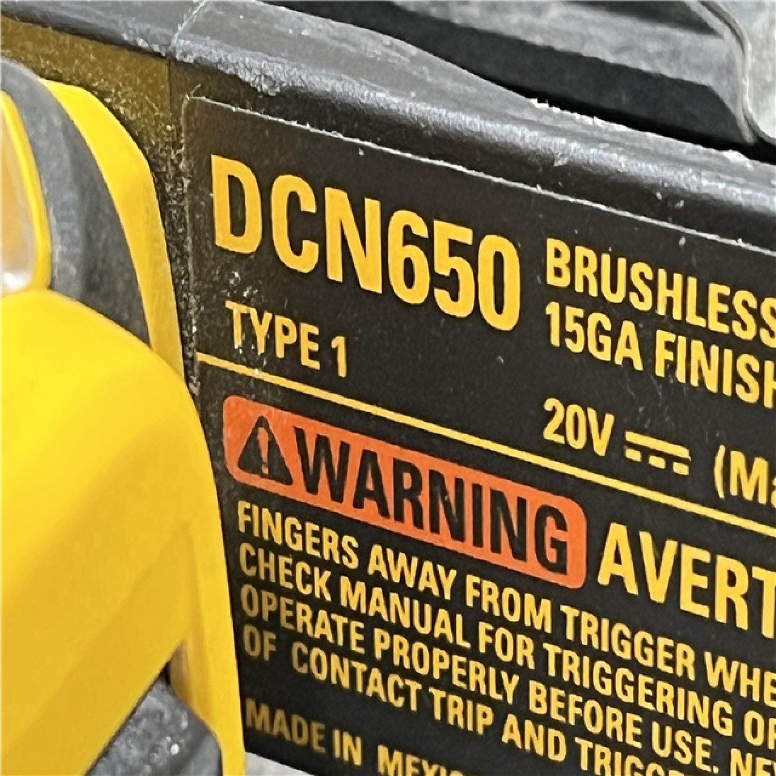 AS-IS DEWALT Cordless 20V MAX XR Angled Finish Nailer (Tool Only)