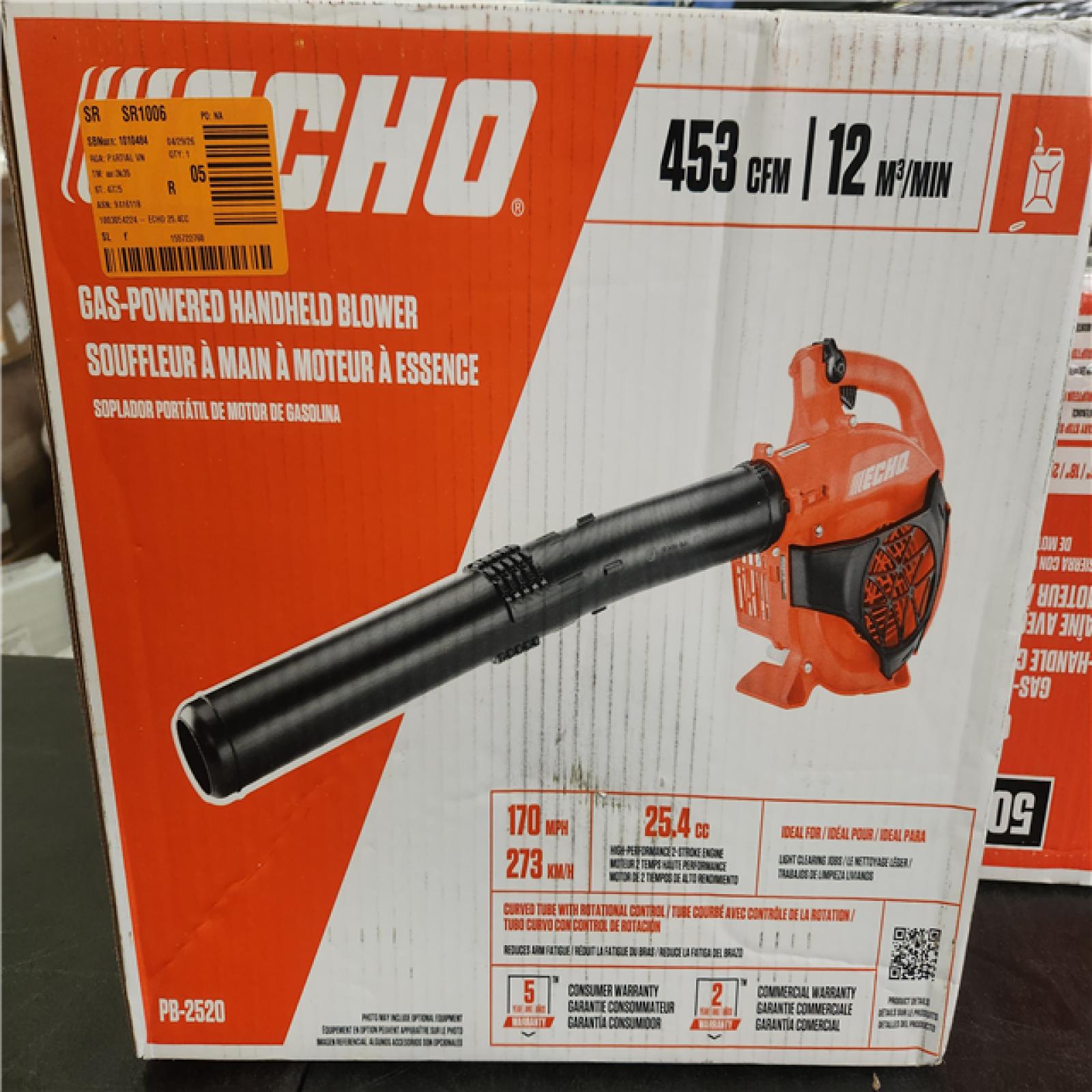 Phoenix NEW ECHO 170 MPH 453 CFM 25.4 cc Gas 2-Stroke Handheld Leaf Blower