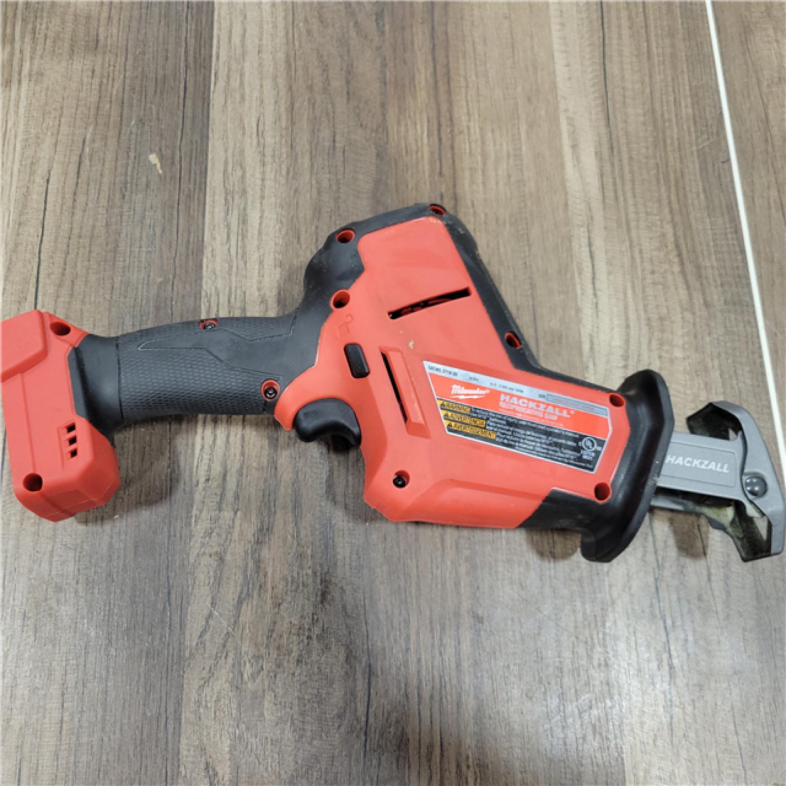 AS-IS MILWAUKEE    M18 FUEL 18V Lithium-Ion Brushless Cordless HACKZALL Reciprocating Saw (Tool-Only)