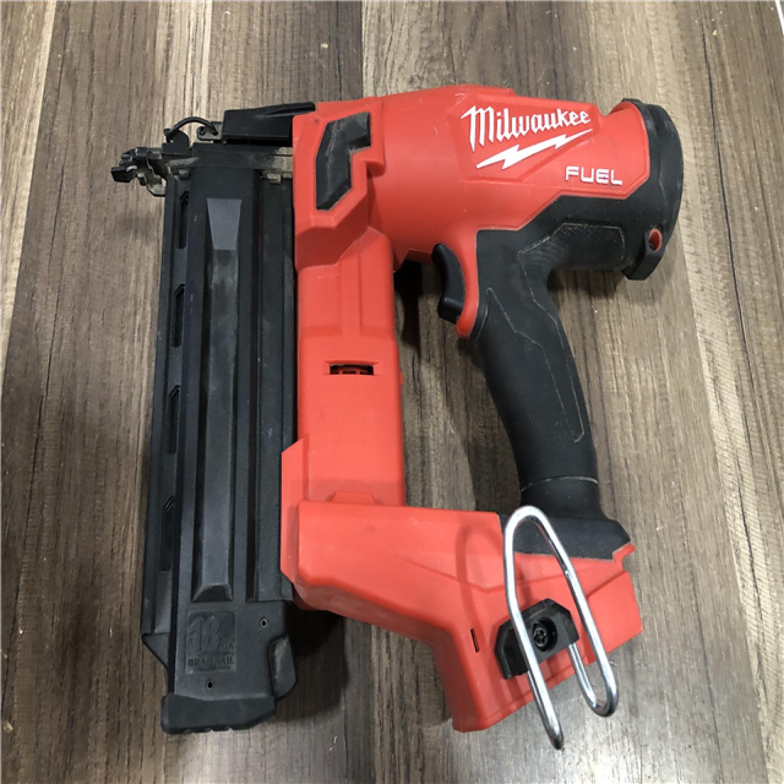 AS-IS Milwaukee FUEL 18-Volt Lithium-Ion Brushless Cordless Gen II 18-Gauge Brad Nailer (Tool-Only)