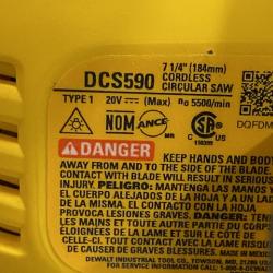 AS-IS DEWALT 20-Volt MAX 7-1/4 in. Cordless Circular Saw (Tool Only)