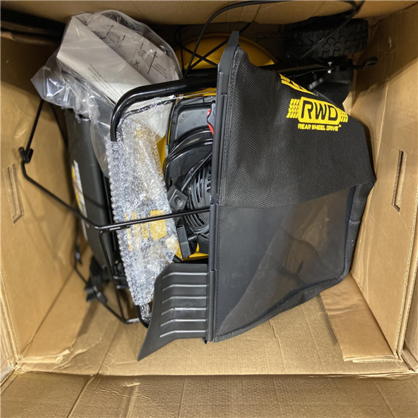 DALLAS LOCATION - DEWALT 21 in. 150cc Briggs and Stratton 625ex Engine Rear Wheel Drive 2-in-1 Gas Self Propelled Walk Behind Lawn Mower