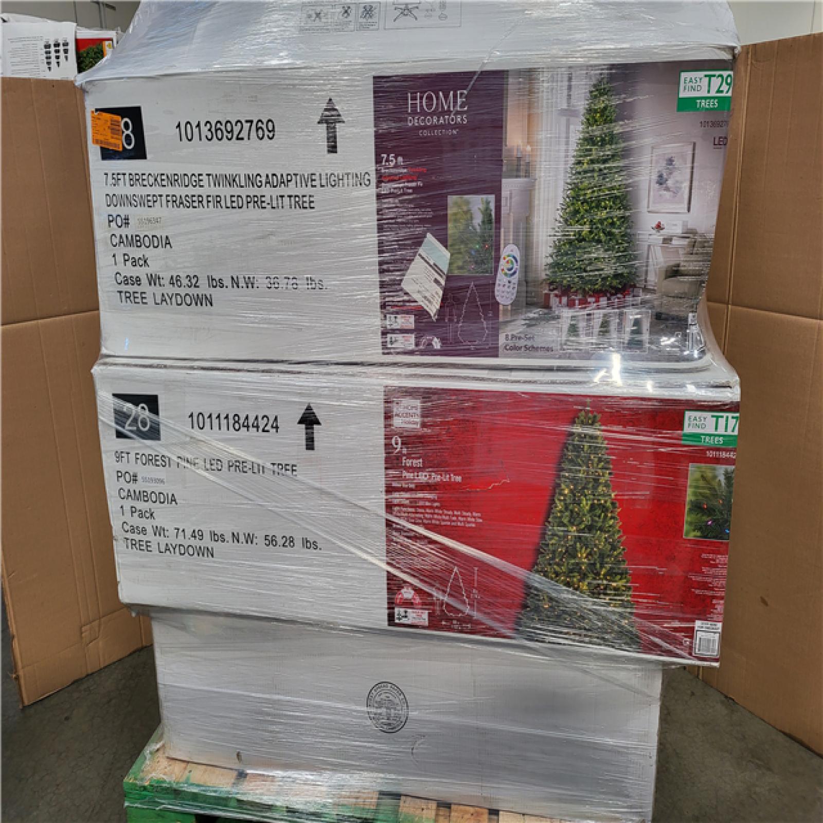 California AS-IS Holiday Pallet