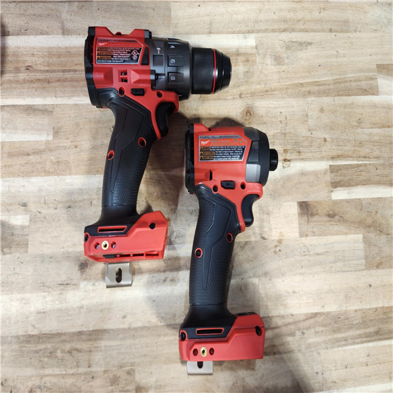 HOUSTON LOCATION - AS-IS (APPEARS LIKE NEW) Milwaukee FUEL 18V Lithium-Ion Brushless Cordless Hammer Drill and Impact Driver Combo Kit