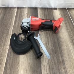 AS-IS Milwaukee 18V Lithium-Ion Brushless Cordless 4-1/2 in./5 in. Grinder w/Paddle Switch (Tool-Only)
