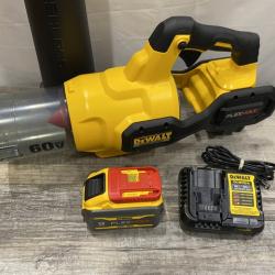 AS-IS DEWALT FLEXVOLT 60V MAX 125 MPH 600 CFM Brushless Cordless Battery Powered Blower Kit
