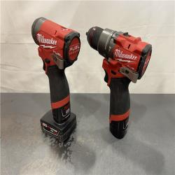 AS-IS - Milwaukee M12 FUEL 12-Volt Lithium-Ion Brushless Cordless Hammer Drill and Impact Driver Combo Kit (2 Tool)