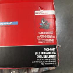California NEW Milwaukee 12 Dual Bevel Sliding Compound Miter Saw (Tool Only)