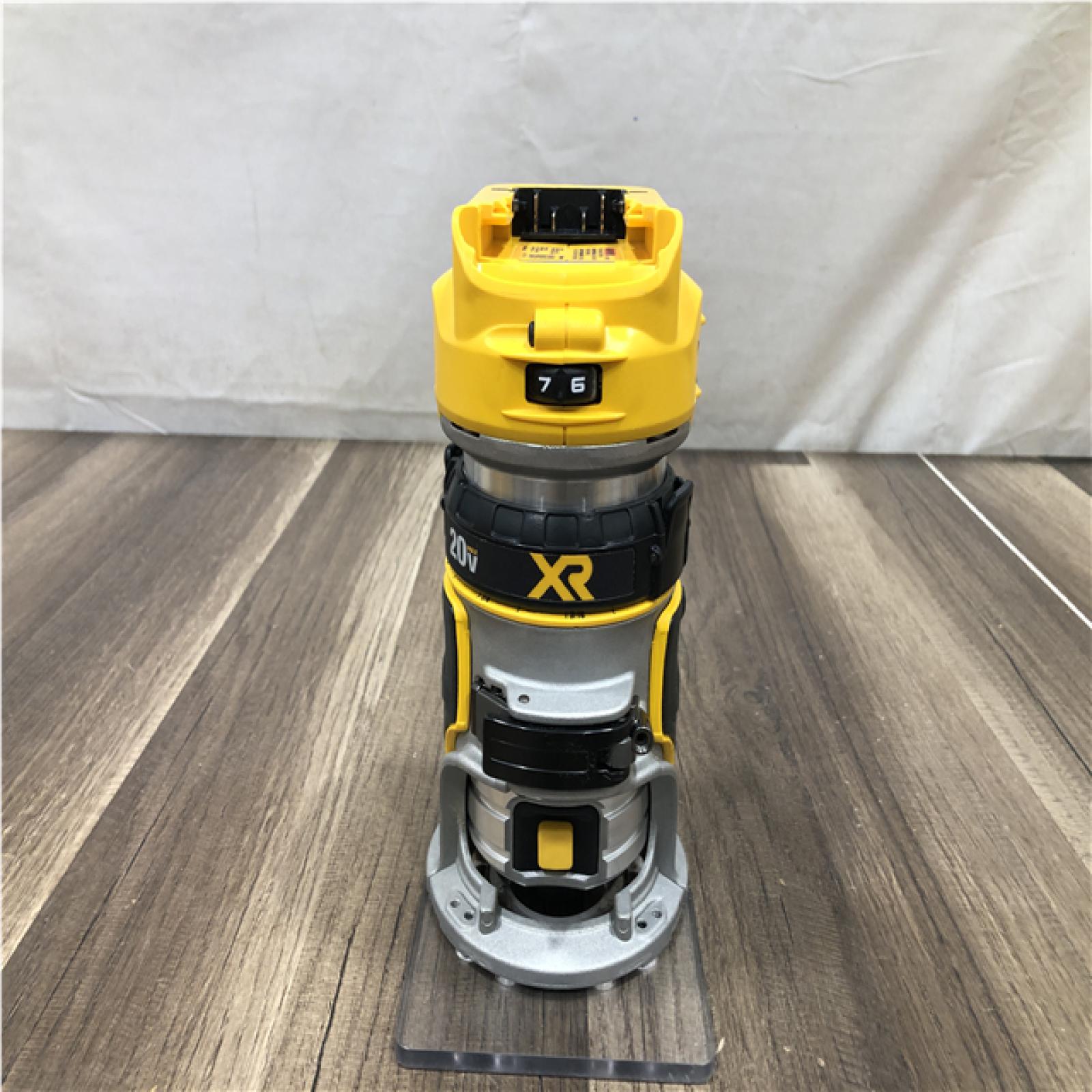 AS-IS DEWALT 20V MAX XR Cordless Brushless Fixed Base Compact Router (Tool Only)
