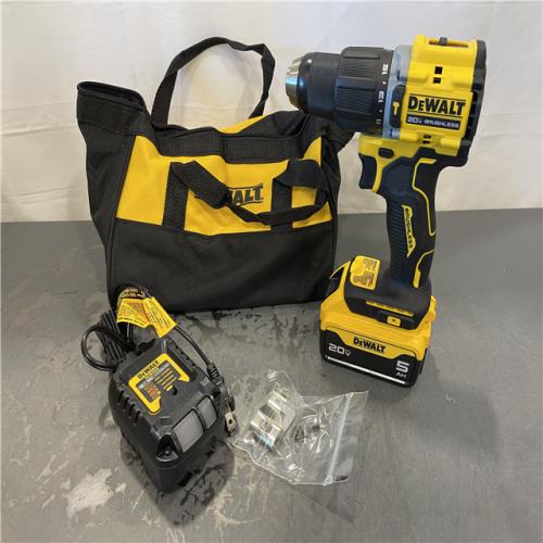 AS-IS - DEWALT ATOMIC 20V Lithium-Ion Cordless 1/2 in. Hammer Drill Kit