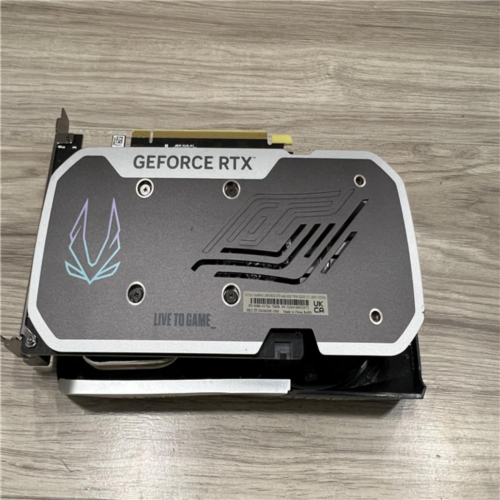 AS-IS ZOTAC Gaming Geforce RTX 4060 8GB Twin Edge GDDR6