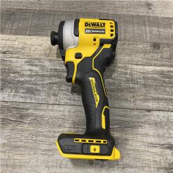 AS-IS DEWALT Atomic 20V Max Lithium-Ion Brushless Cordless Compact 1/4 in. Impact Driver Kit