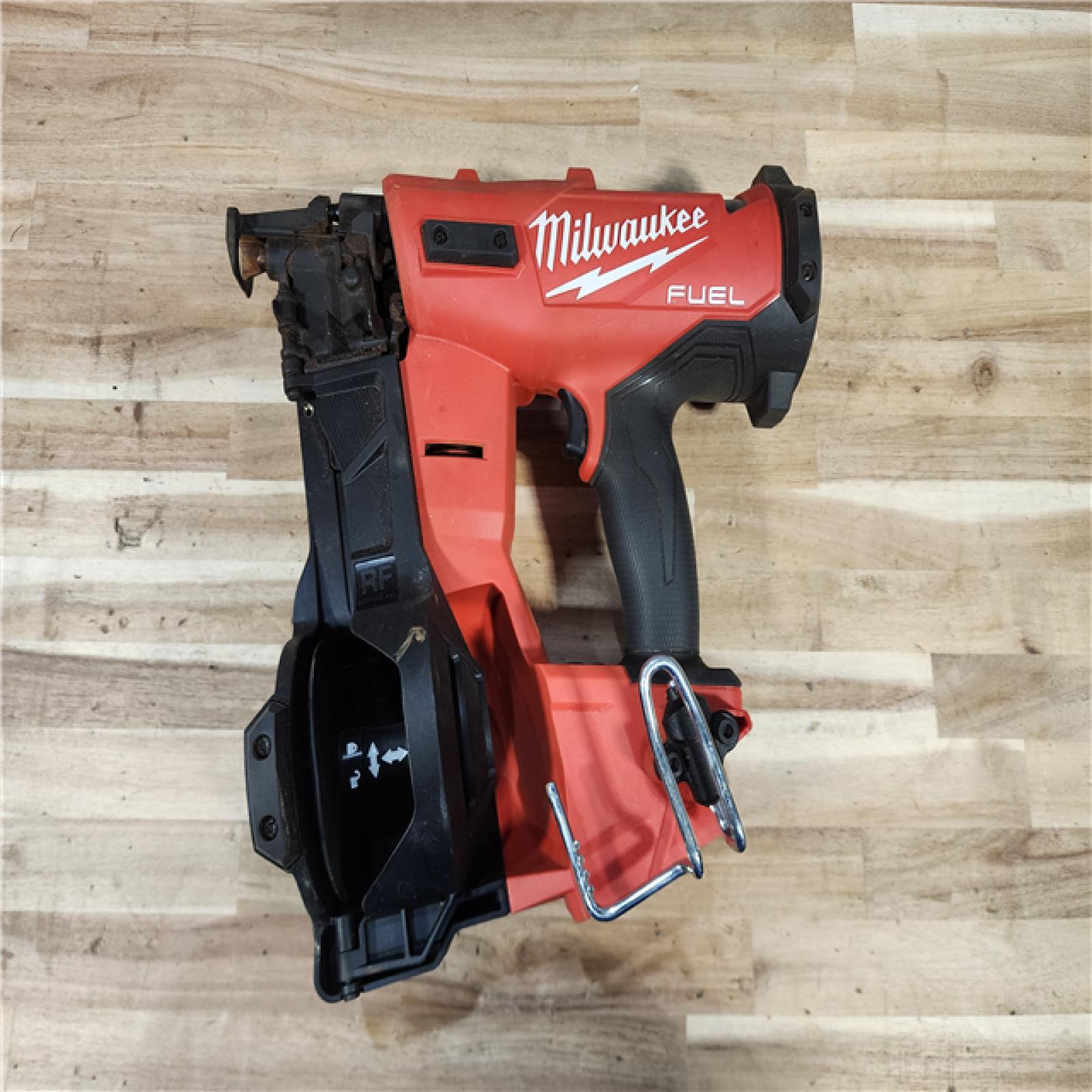 HOUSTON LOCATION - AS-IS Milwaukee FUEL 18-Volt Lithium-Ion Brushless Cordless Coil Roofing Nailer (Tool Only)