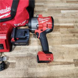 HOUSTON LOCATION - AS - IS Milwaukee FUEL 18V Lithium-Ion Brushless Cordless 1/2 in. Impact Wrench w/Friction Ring Kit