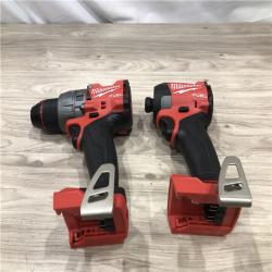 AS-IS Milwaukee FUEL 18V Lithium-Ion Cordless Hammer Drill and Impact Driver Combo Kit