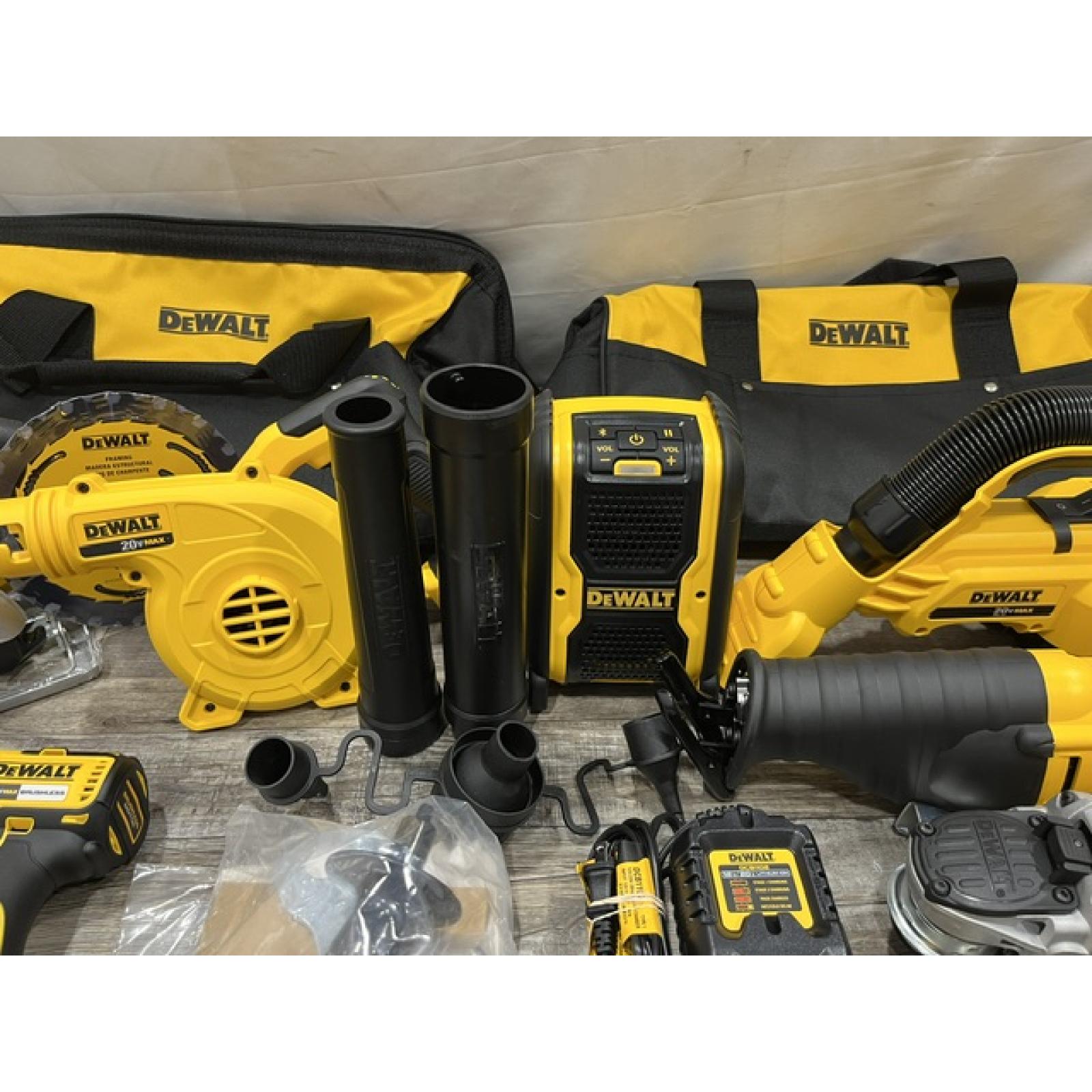 NEW - DEWALT 20-Volt Max Lithium-Ion (10-Tool) Cordless Combo Kit