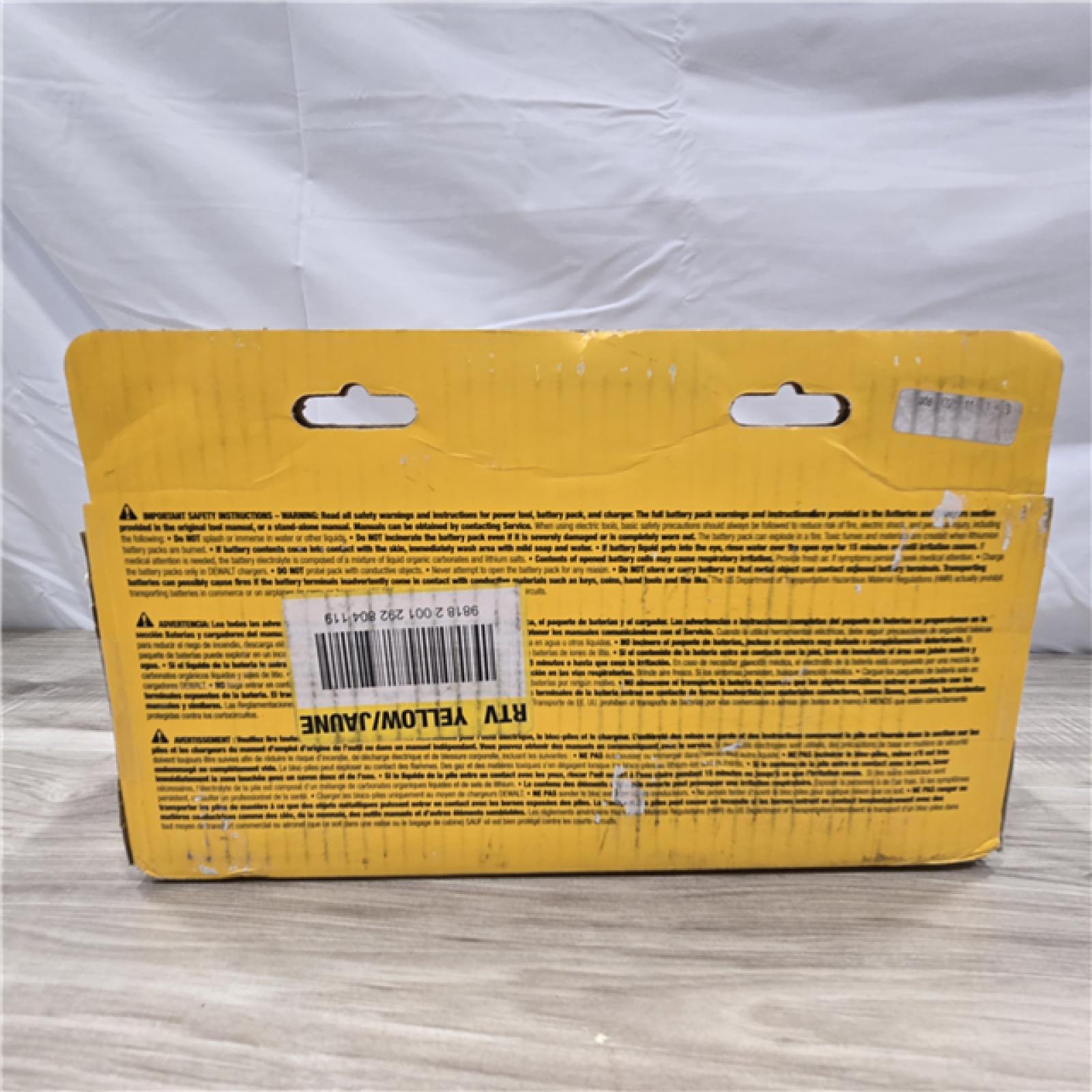 NEW! - DEWALT FLEXVOLT 20V/60V MAX Lithium-Ion 6.0Ah Battery Pack