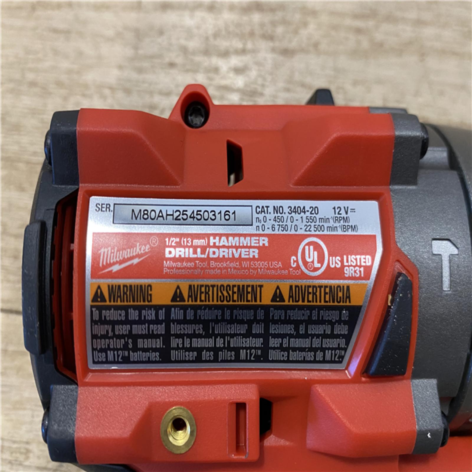 AS-IS Milwaukee FUEL 12-Volt Lithium-Ion Brushless Cordless Hammer Drill and Impact Driver Combo Kit