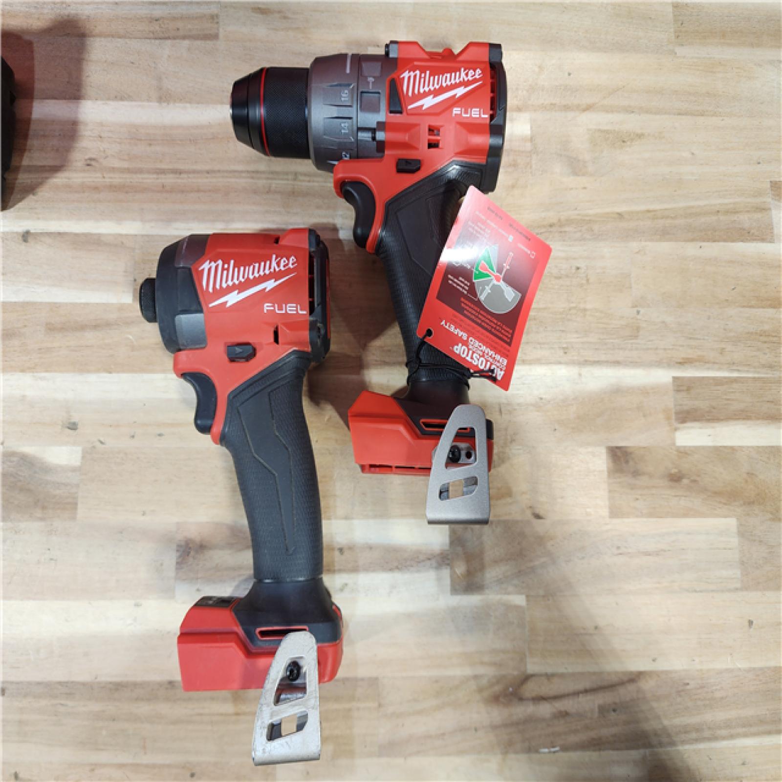 HOUSTON LOCATION - AS-IS Milwaukee  FUEL 18V Lithium-Ion Brushless Cordless Hammer Drill and Impact Driver Combo Kit