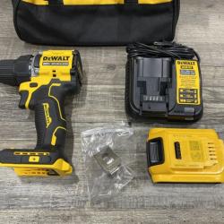AS-IS DEWALT Atomic 20V Lithium-Ion Cordless Compact 1/2 in. Drill/Driver Kit