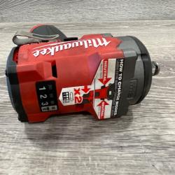 AS-IS Milwaukee FUEL 12V Lithium-Ion Brushless Cordless Stubby 1/2 in. Impact Wrench (Tool-Only)