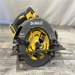 AS-IS DEWALT FLEXVOLT 60V MAX Cordless Brushless 7-1/4 in. Circular Saw with Brake (Tool Only)